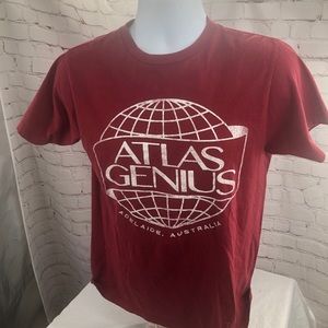 Atlas Genius Band t shirt Australia Men’s Med